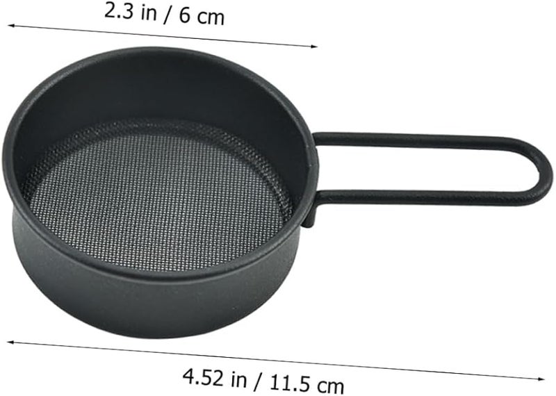 Stainless Steel Flour Sifter 2 Pack With Handle Fine Mesh Baking Tool For Sugar Salt - Image 4